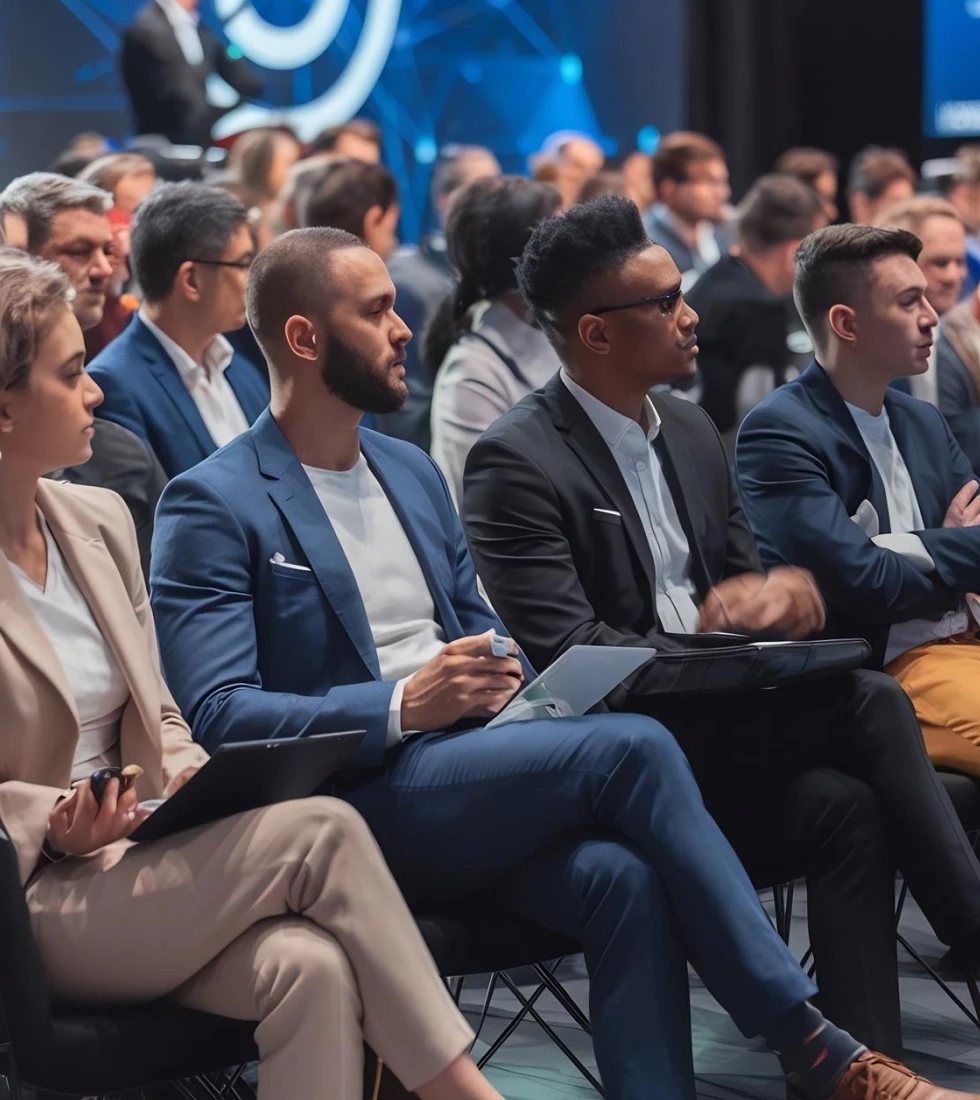 Corporate event audience